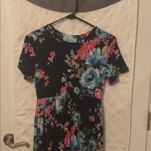 Long floral dress